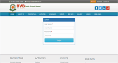 Desktop Screenshot of bvbpublicschool.com